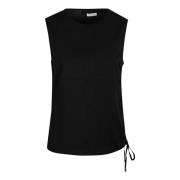 Casual Katoenen T-Shirt Patrizia Pepe , Black , Dames