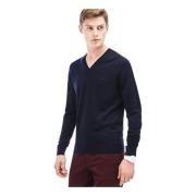 Blauwe Sweatshirt Noos Herenmode Lacoste , Blue , Heren