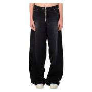 Zip Bassano Jeans Haikure , Black , Dames