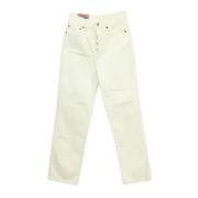 Cotton jeans Acne Studios , White , Dames