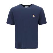 Chillax Fox Crew-Neck T-Shirt Maison Kitsuné , Blue , Heren