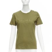 Pre-owned Cotton tops Balmain Pre-owned , Green , Dames