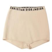 Pre-owned Fabric bottoms Dior Vintage , Beige , Dames