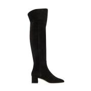 Leather boots aeyde , Black , Dames