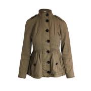 Pre-owned Cotton outerwear Burberry Vintage , Brown , Dames