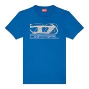 T-shirt with Oval D 78 print Diesel , Blue , Heren