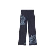 Rose Slim Fit Jeans Kenzo , Blue , Dames