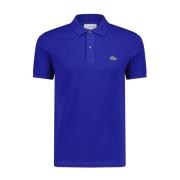 Logo Slim-Fit Polo Shirt Lacoste , Blue , Heren