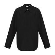 Shirt met logo Salvatore Ferragamo , Black , Heren