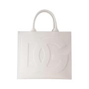Leather totes Dolce & Gabbana , White , Dames