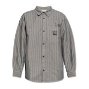 Gestreept patroon overhemd Carhartt Wip , Gray , Heren