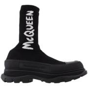 Fabric boots Alexander McQueen , Black , Dames