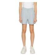 Gestreepte Linnen Shorts Lente/Zomer Collectie Vero Moda , Blue , Dame...