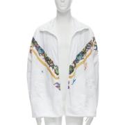 Pre-owned Polyester outerwear Versace Pre-owned , White , Heren