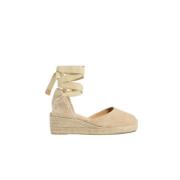 Geweven Sleehak Espadrilles Sandaal Castañer , Brown , Dames