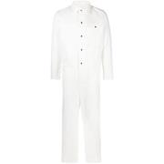 Witte Helium Jumpsuit met klassieke kraag Henrik Vibskov , White , Her...