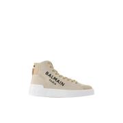 Pre-owned Canvas sneakers Balmain Pre-owned , White , Dames
