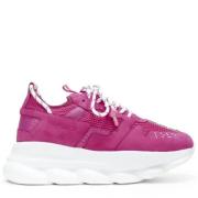 Pre-owned Fabric sneakers Versace Pre-owned , Pink , Heren
