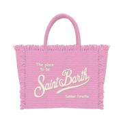 Roze Tassen voor Stijlvolle Outfits MC2 Saint Barth , Pink , Dames