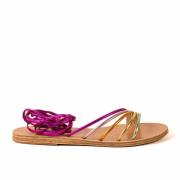 Kleurrijke Strappy Handgemaakte Sandalen Ancient Greek Sandals , Multi...