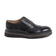 Klassieke Leren Brogue Schoenen in Donkerbruin Dee Ocleppo , Brown , H...