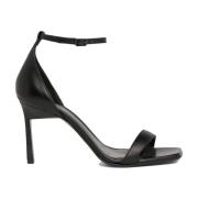 Zwarte platte sandaal voor vrouwen Calvin Klein , Black , Dames