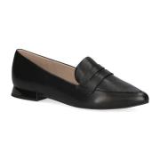 Zwarte Casual Gesloten Loafers Vrouwen Caprice , Black , Dames