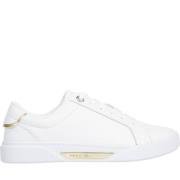 Witte Court Sneaker voor Vrouwen Tommy Hilfiger , White , Dames