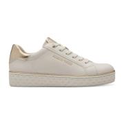 Beige Sneakers Cream Comb Marco Tozzi , Beige , Dames