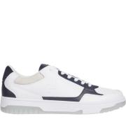 Witte Locker Sneakers voor Mannen Tommy Hilfiger , White , Heren