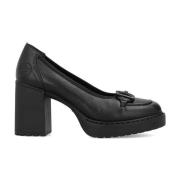 Elegante Gesloten Formele Zakelijke Schoenen Rieker , Black , Dames