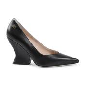 Golfvormige puntige pumps Dee Ocleppo , Black , Dames