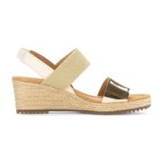 Multicolor Platte Open Sandalen Gabor , Multicolor , Dames