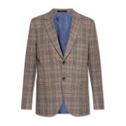 Geruit Patroon Blazer Paul Smith , Multicolor , Heren