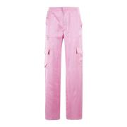 Oceanic Raso Broek Chiara Ferragni Collection , Pink , Dames