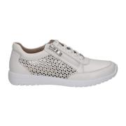 Witte Nappa Sneakers voor Vrouwen Caprice , White , Dames