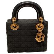 Pre-owned Leather dior-bags Dior Vintage , Black , Dames