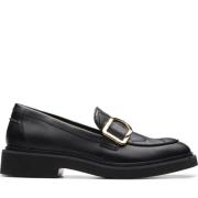 Zwarte Penny Loafers Damesschoenen Clarks , Black , Dames