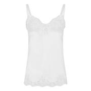 Satijnen Kant Top Dolce & Gabbana , White , Dames