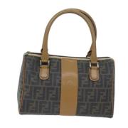 Pre-owned Canvas handbags Fendi Vintage , Brown , Dames