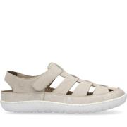 Beige Casual Platte Sandalen Rieker , Beige , Dames