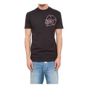 Skull Dripping Round Neck T-shirt Philipp Plein , Black , Heren