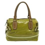 Pre-owned Leather handbags Chloé Pre-owned , Green , Dames