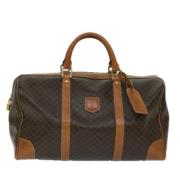 Pre-owned Canvas travel-bags Celine Vintage , Brown , Dames