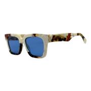 Vierkante zonnebril met marmer effect Gucci , Multicolor , Unisex