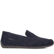 Blauwe Klassieke Loafers Rieker , Blue , Heren