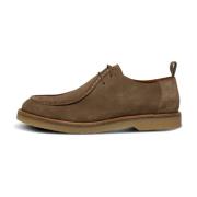 Waterafstotende Suede Wallabee Schoenen Shoe the Bear , Brown , Heren