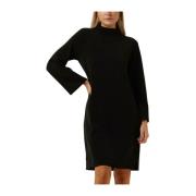 Ellemw Kraag Jurk My Essential Wardrobe , Black , Dames