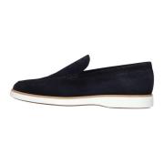 Blauwe Suède Loafer 25117 Magnanni , Blue , Heren