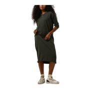 Zwarte Midi Jurk Penn&Ink N.Y , Green , Dames